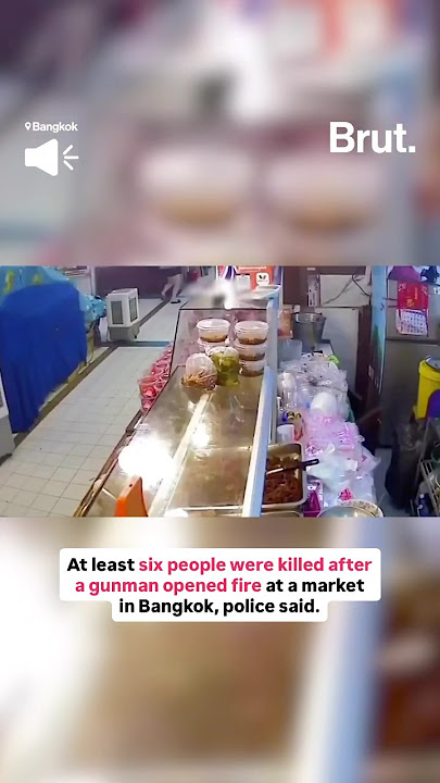 A gunman opened fire at Thailand’s Or Tor Kor market, known for its fresh produce.