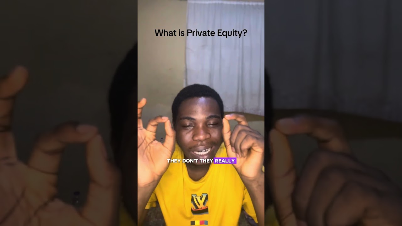 What is private equity?