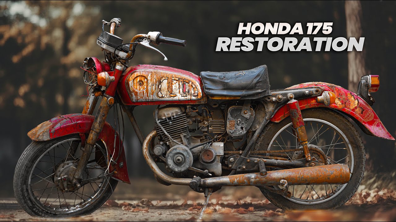 Rare 50 Years Old HONDA CD 175cc – Restoration Part 1