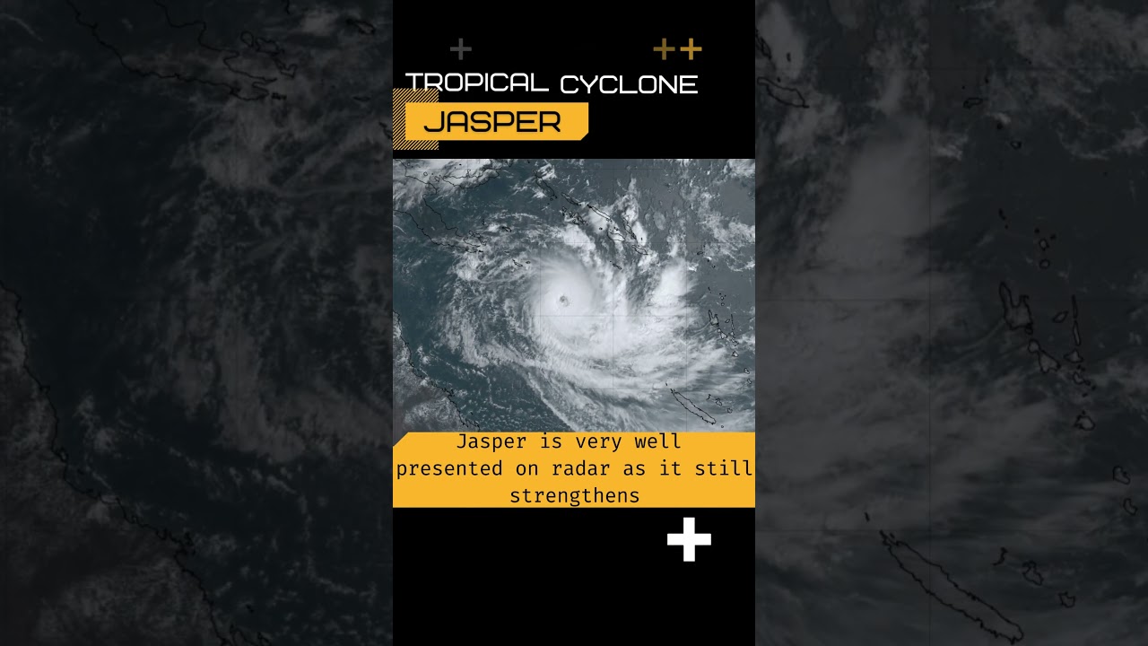 Dangerous Cyclone Jasper, Cairns on Alert! #weather #tropicalcyclone #australia #weatherfollower