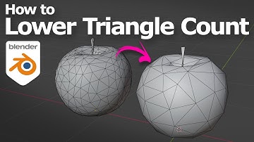 Blender how to lower triangle count