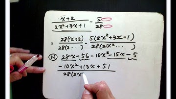Finding the equation of the tangent to a rational function