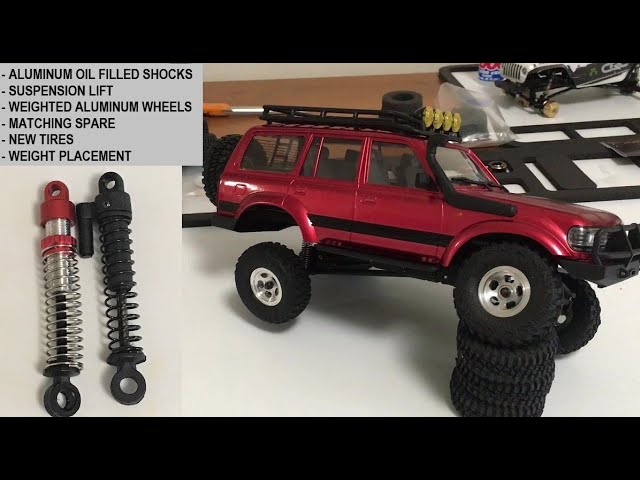 ROCHOBBY KATANA LC80 UPGRADES: OIL-FILLED ALUMINUM SHOCKS, LIFT