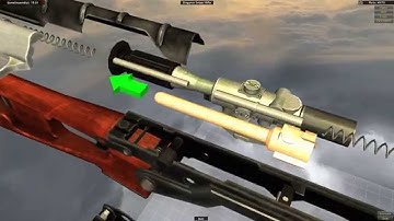 Dragunov sniper rifle