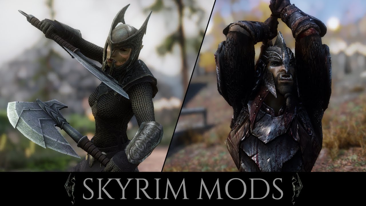 Skyrim The Best Orc Mods LE, SE YouTube