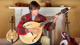 Simon Mayor talks and plays Vanden mandocellos