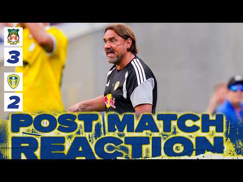 "Important minutes" | Daniel Farke reaction | Leeds United 2-3 Wrexham