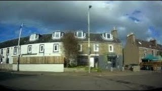Spring Road Trip Drive With Bagpipes Music On History Visit To Invergowrie Perthshire Scotland