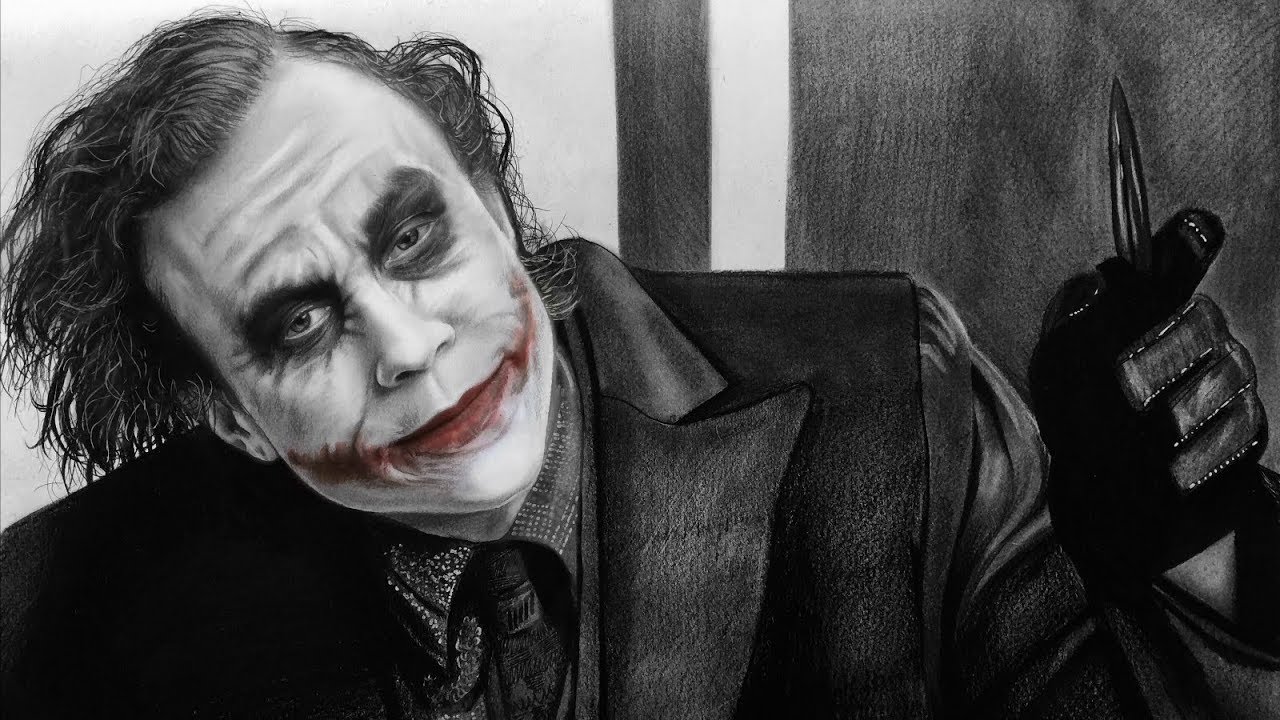 Buy Original Hand Stippled Drawing Heath Ledger as the Online in India   Etsy