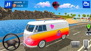 Summer Camper Island Car Game||Van Beach 3D Car Simulator Android gameplay screenshot 4