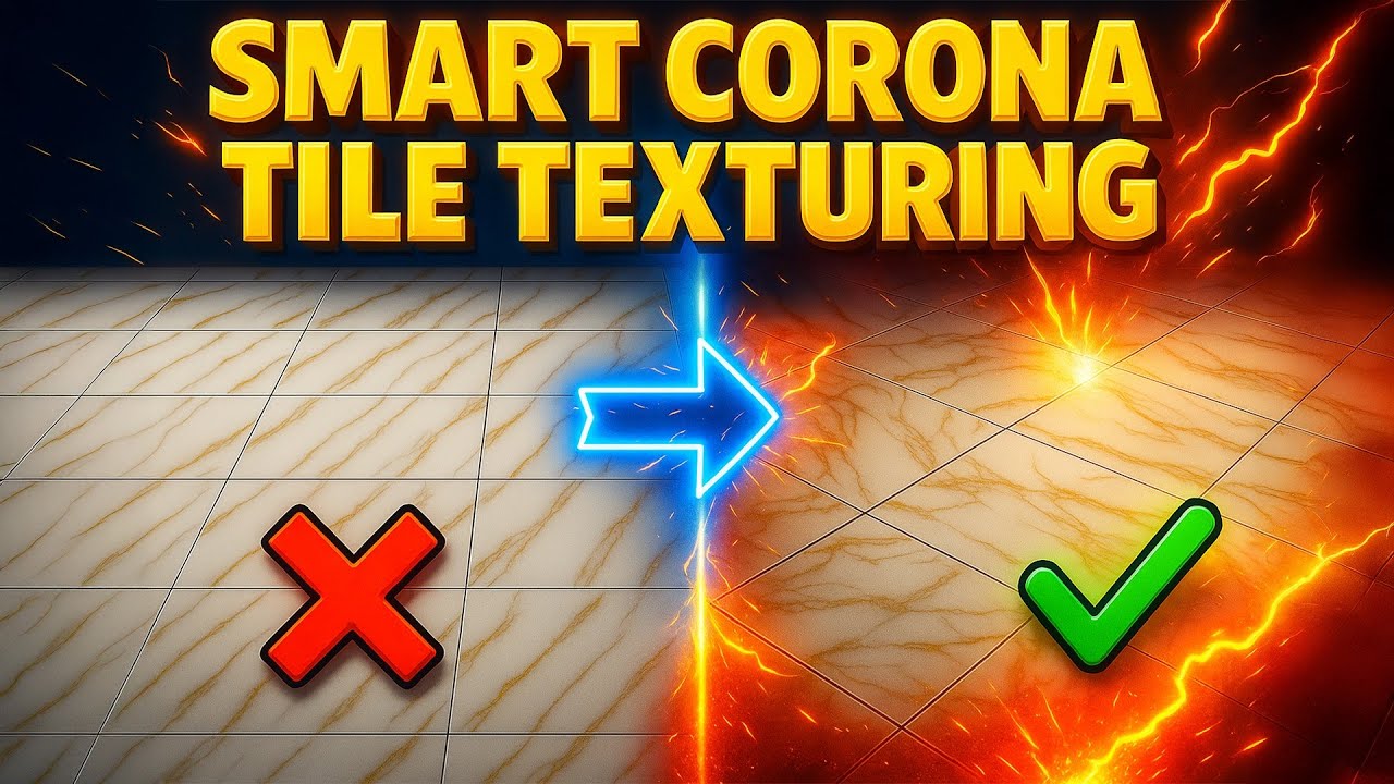 Smart Corona Tile Texturing