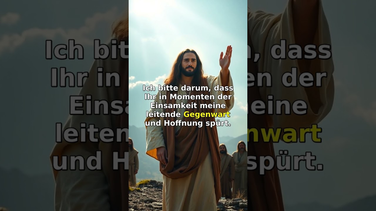 Wer sagt ihr, dass ich bin? Hoffnung in der Einsamkeit #Glauben #Hoffnung
