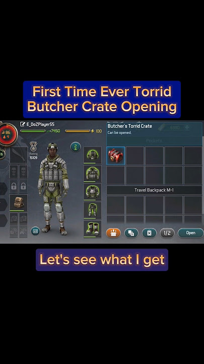 First Ever Torrid Butcher Crate Opening #doz #dozsurvival #dawnofzombies