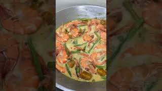 Ginataang Hipon With Kalabasa At Sitaw