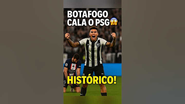 O Botafogo CALOU o PSG 😱 no Mundial de Clubes #botafogo #glorioso #mundialdeclubes  #futebol #Shorts