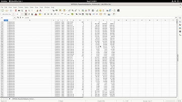 LibreOffice Calc: Freezing first row in a spreadsheet