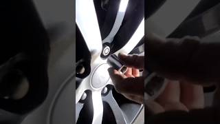 Removing wheel locknuts, without the key!? #shorts #tools #carhacks