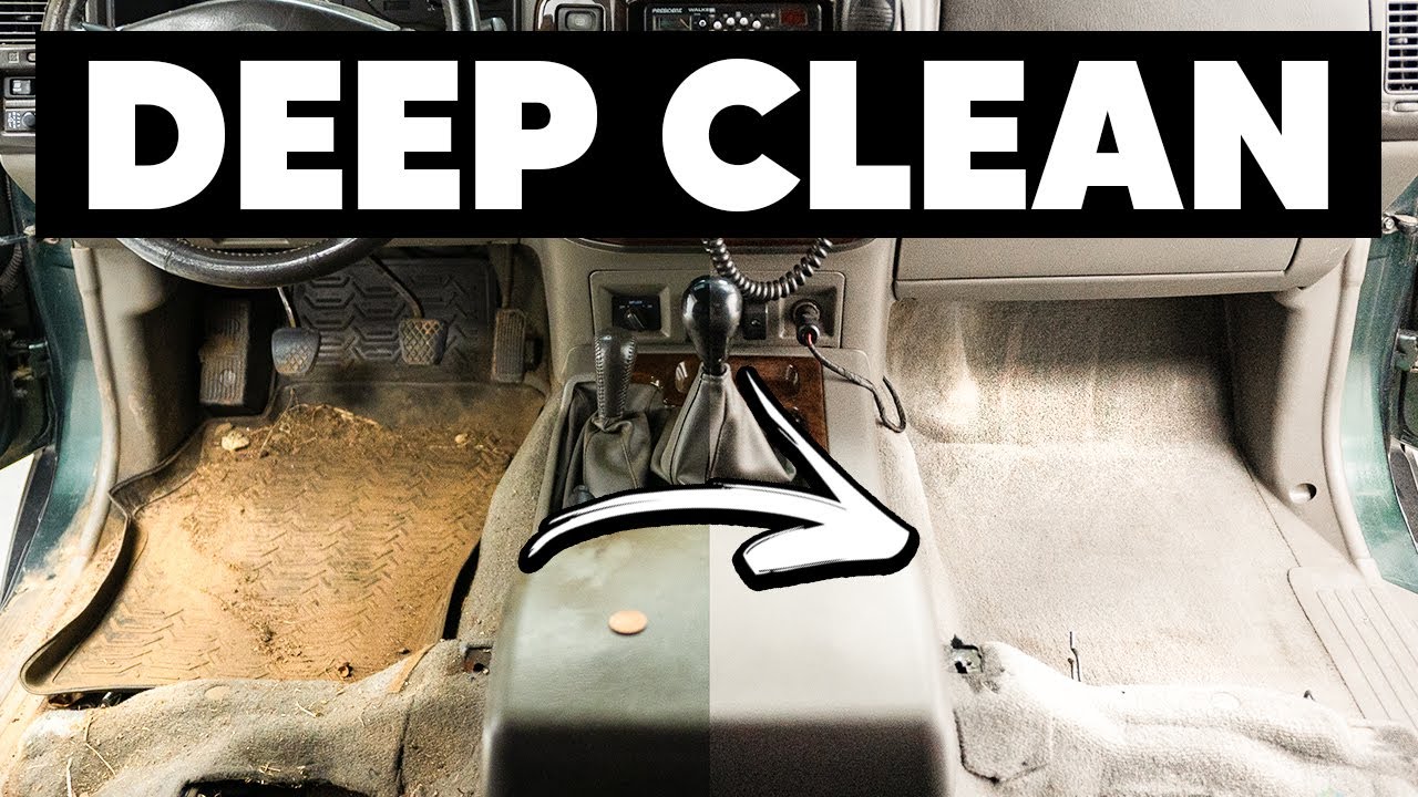 Deep Cleaning a DIRTY Car Interior - Muddy Nissan Patrol - YouTube