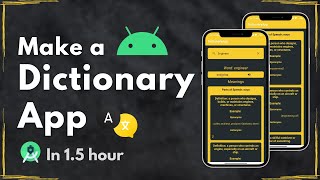 Let's Make a Dictionary App | Android Project | REST API screenshot 3