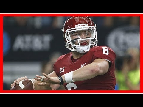 Namath: Baker Mayfield 'most outrageous' QB in draft