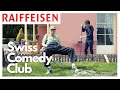 Pub raiffeisen avec le swiss comedy club