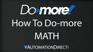 BRX Do-more Designer MATH from AutomationDirect screenshot 4