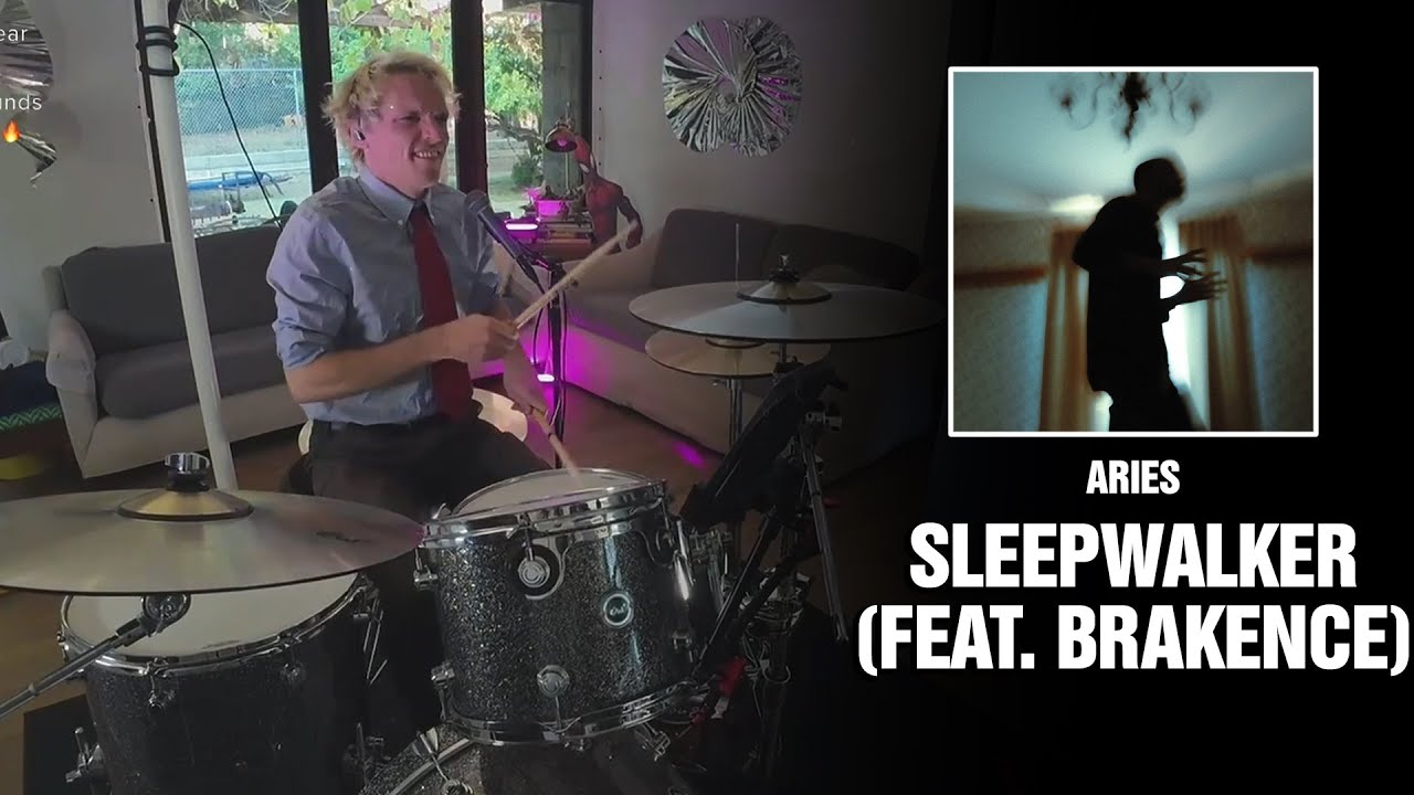 Aries - SLEEPWALKER (feat. brakence) | Кавер на барабанах [слышу впервые]