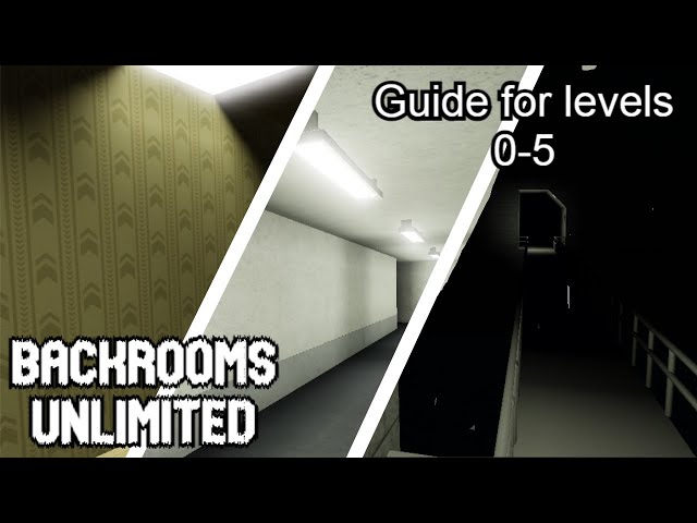 BEST BACKROOMS GAME IN ROBLOX IS BACKROOMS UNLIMITED.MORE THAN 15  LEVELS!Creator-  : r/ backrooms