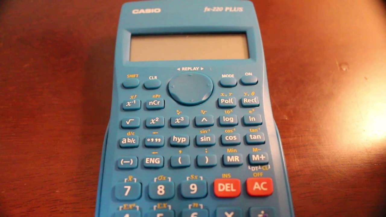 Come Resettare una Calcolatrice Scientifica - How to Reset a Calculator -  CASIO - YouTube