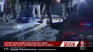 Aciv crime scene involving Fall River police