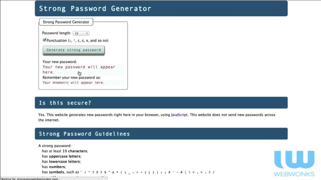 Changing Your Google Password