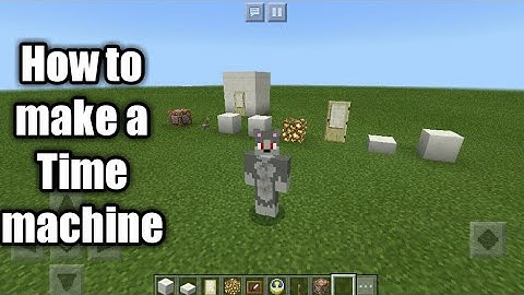 How to make a Time machine using command block in Minecraft pocket Edition