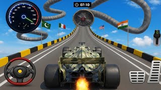 Formula Car Mega Ramp Extreme Racing - GT Car Formula Car Racing Stunts 3D - Android GamePlay  screenshot 5