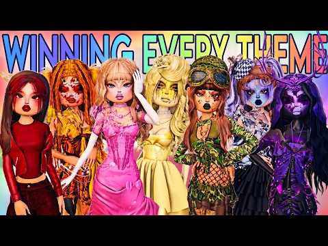 I Won EVERY SINGLE Theme In Dress To Impress!