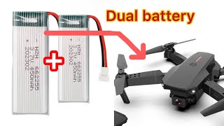 how to update dual battery E88 drone, double flying time, long flying time