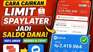 Cara Mencairkan Saldo Shopee Paylater Ke Dana | Cara Mencairkan Limit Shopee Paylater Ke Dana