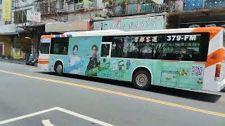首都客運 62路線 經龍山寺 往東園 379-FM 大宇四期低地板公車 自強五華街口 攝