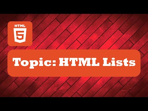HTML5 Bangla Tutorial | #14 HTML Lists