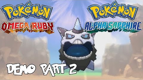 Pokemon: Omega Ruby & Alpha Sapphire - Special Demo Version - Part 2 [ENG]