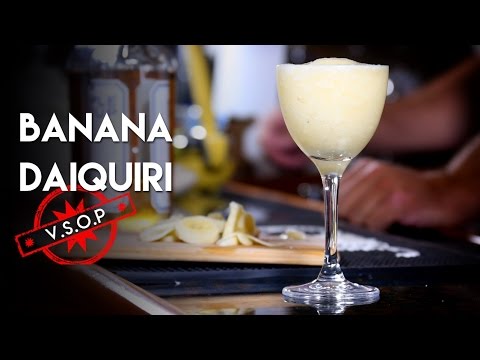 Tiki Week: Banana Daiquiri / Blended Cocktail