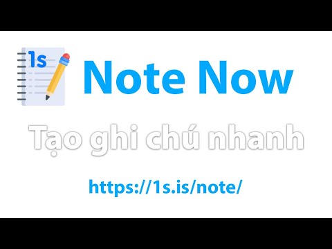 Note Now 1s.is video preview 2