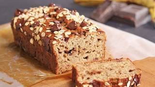 High Protein Greek Yogurt Breakfast Bread | Flourless Banana Bread High Protein Greek Yogurt Breakfast Bread | Flourless Banana Bread
