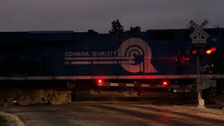 The CSX Conrail Heritage Unit Visits the CN Freeport Sub