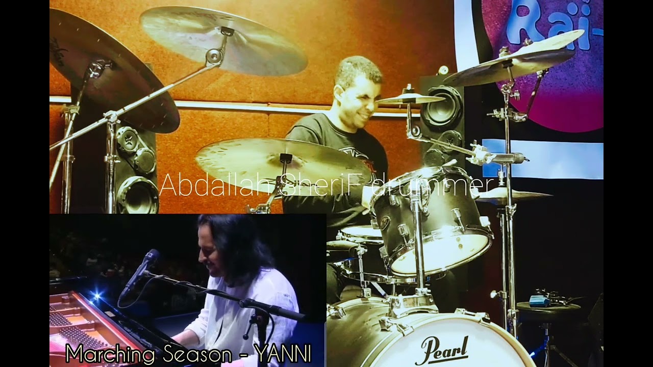 YANNI - Marching Season cover - Just Piano & drums Abdallah SheriF 