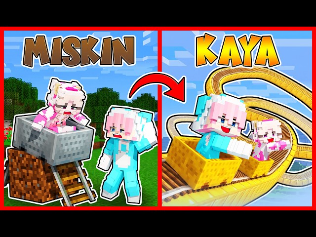 ATUN & MOMON MENCOBA ROLLER COASTER MISKIN SAMPE KAYA !! Feat @sapipurba Minecraft
