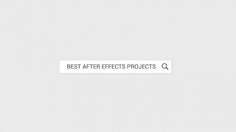 Web Search Logo Intro After Effects Templates