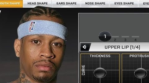 Allen Iverson Face Creation | NBA 2K20 Mobile | 𝗲𝘆𝗼