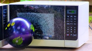 Homemaker Microwave Vs. Bowling Ball