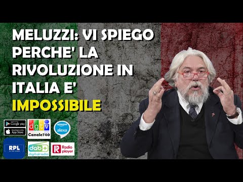 Meluzzi: vi spiego perchè la rivoluzione in Italia è impossibile