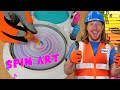 Spin Art and the Crayola Experience with Handyman Hal | Crayola Crayons